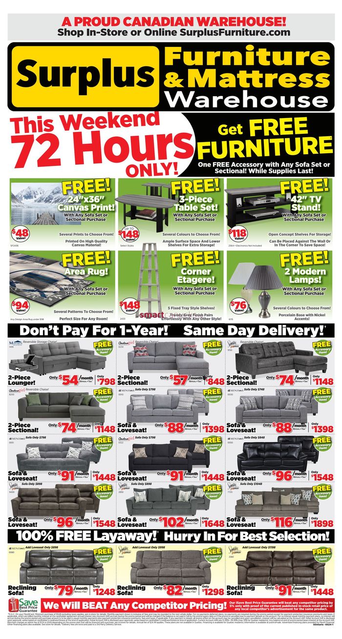 Surplus Furniture catalogue in Thunder Bay | Weekly Specials | 2024-04-30 - 2024-05-05