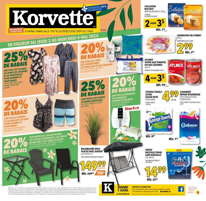 Korvette catalogue in Thetford Mines | PROMOTION Du MOIS  | 2024-05-02 - 2024-05-08