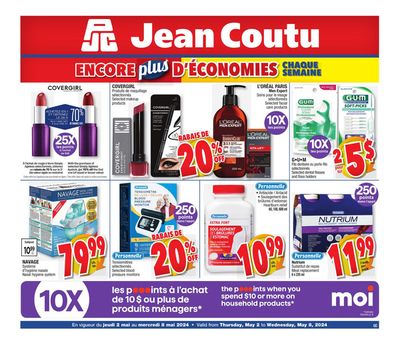 Jean Coutu catalogue in Sainte-Anne-de-Beaupré | More Savings Flyer | 2024-05-02 - 2024-05-08