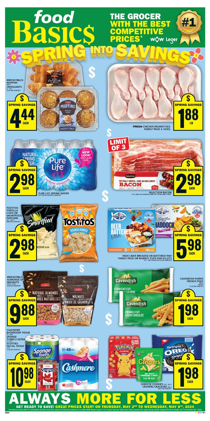 Food Basics catalogue in Mildmay ON | Food Basics weekly flyer | 2024-05-02 - 2024-05-08