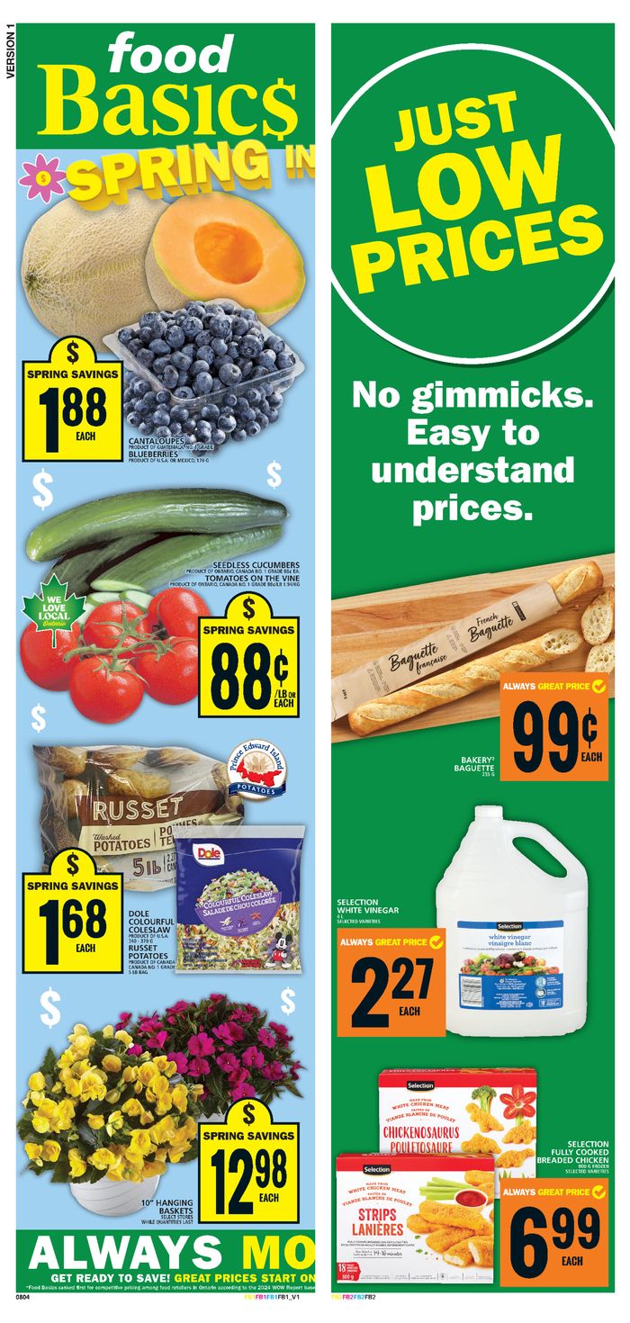 Food Basics catalogue in Ohsweken | Food Basics weekly flyer | 2024-05-02 - 2024-05-08