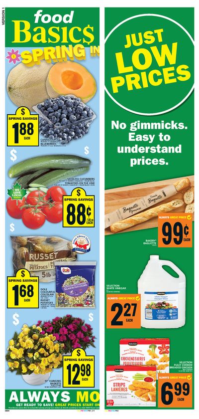 Grocery offers in Tavistock ON | Food Basics weekly flyer in Food Basics | 2024-05-02 - 2024-05-08