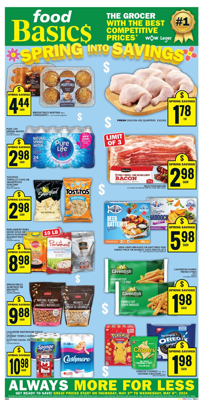 Food Basics catalogue in Mississauga | Food Basics weekly flyer | 2024-05-02 - 2024-05-08