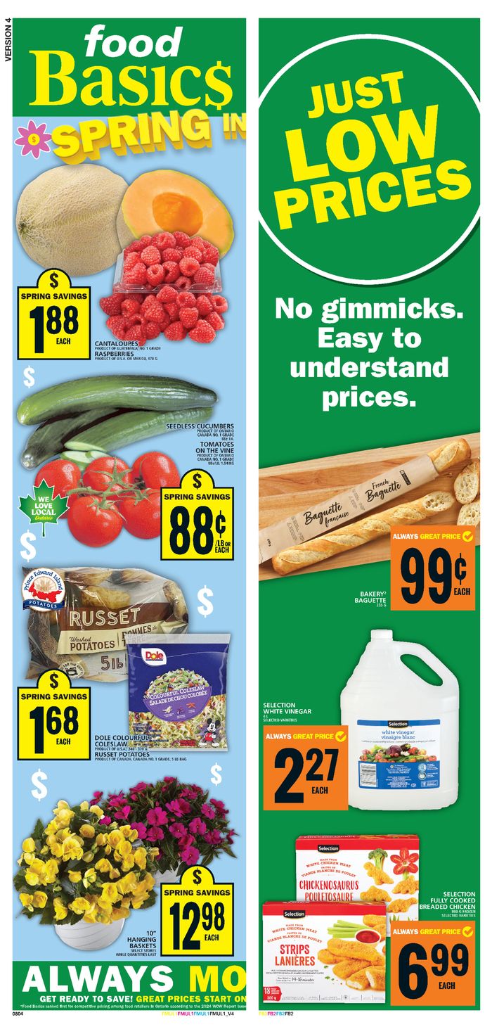 Food Basics catalogue in Milton | Food Basics weekly flyer | 2024-05-02 - 2024-05-08