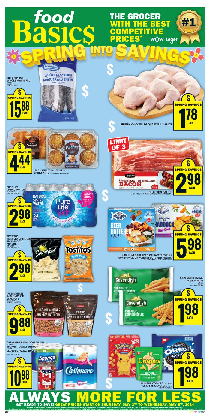 Food Basics catalogue in Sault Ste. Marie | Food Basics weekly flyer | 2024-05-02 - 2024-05-08
