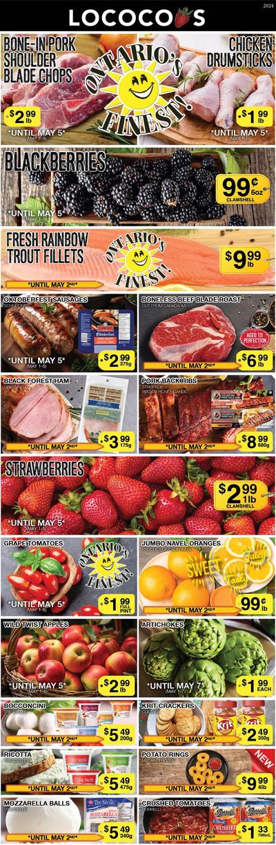 Lococos catalogue in St. Catharines | Lococos Weekly ad | 2024-05-01 - 2024-05-05