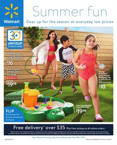 Walmart catalogue in Gorrie ON | Walmart flyer | 2024-05-02 - 2024-05-29