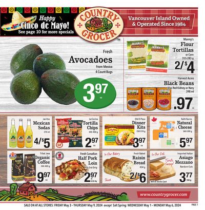 Grocery offers in View Royal | Country Grocer Full Flyer in Country Grocer | 2024-05-01 - 2024-05-15