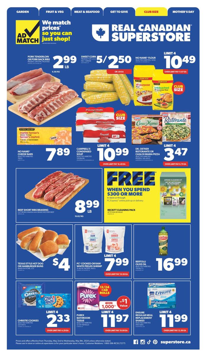 Real Canadian Superstore catalogue in Penticton | Weekly Flyer | 2024-05-02 - 2024-05-08
