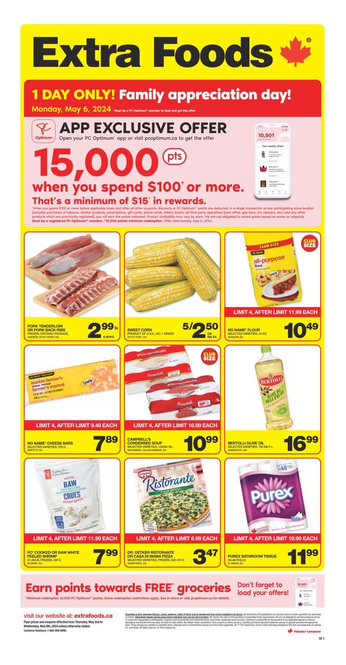 Extra Foods catalogue in Regina | Weekly Flyer | 2024-05-02 - 2024-05-08
