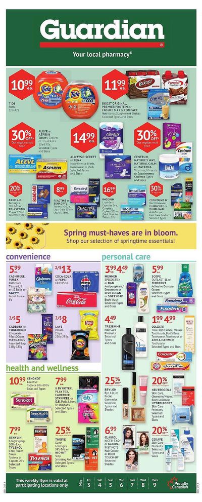 Guardian Pharmacy catalogue in Toronto | Guardian Pharmacy Spring Deals | 2024-05-01 - 2024-05-31
