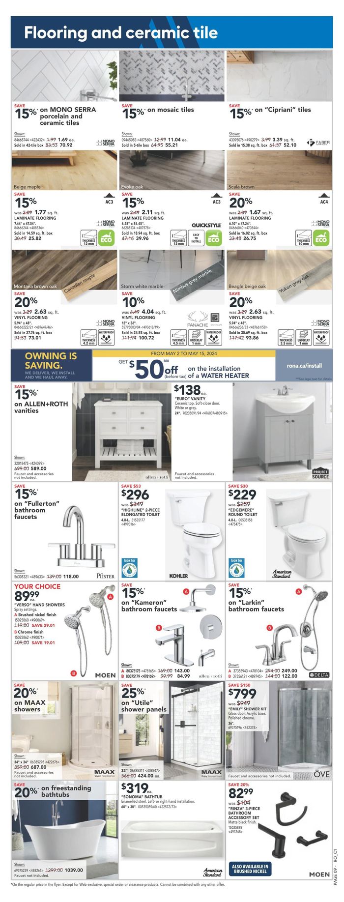 RONA catalogue in Belleville | RONA Weekly ad | 2024-05-02 - 2024-05-08