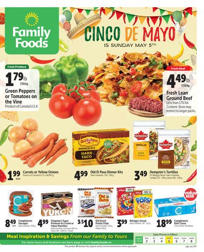 Grocery offers in Carlyle | Family Foods weekly flyer in Family Foods | 2024-05-02 - 2024-05-16