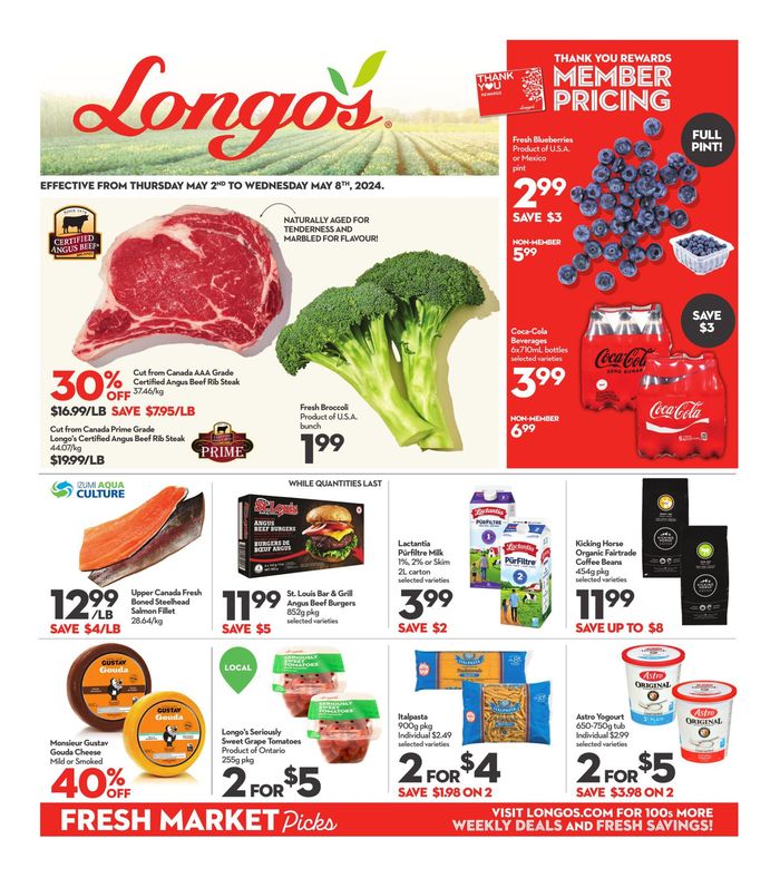Longo's catalogue in Mississauga | Weekly Flyer | 2024-05-02 - 2024-05-08
