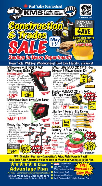 Garden & DIY offers in White Rock | KMS Tools May 2024 Construction Sale in KMS Tools | 2024-05-02 - 2024-05-16