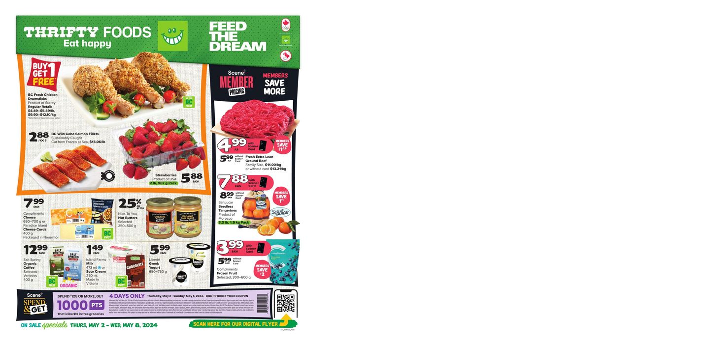 Thrifty Foods catalogue | Weekly Flyer | 2024-05-02 - 2024-05-08