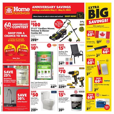 Home Hardware catalogue in Port Sydney ON | Home Hardware weekly flyer | 2024-05-02 - 2024-05-02