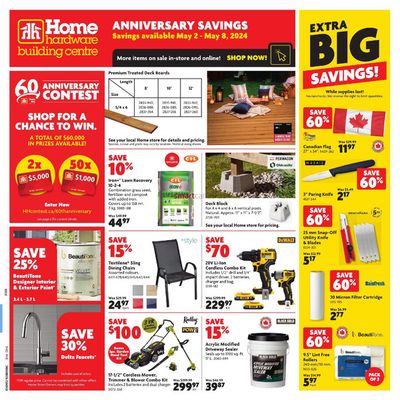 Home Hardware catalogue in Alma | Home Hardware weekly flyer | 2024-05-02 - 2024-05-02