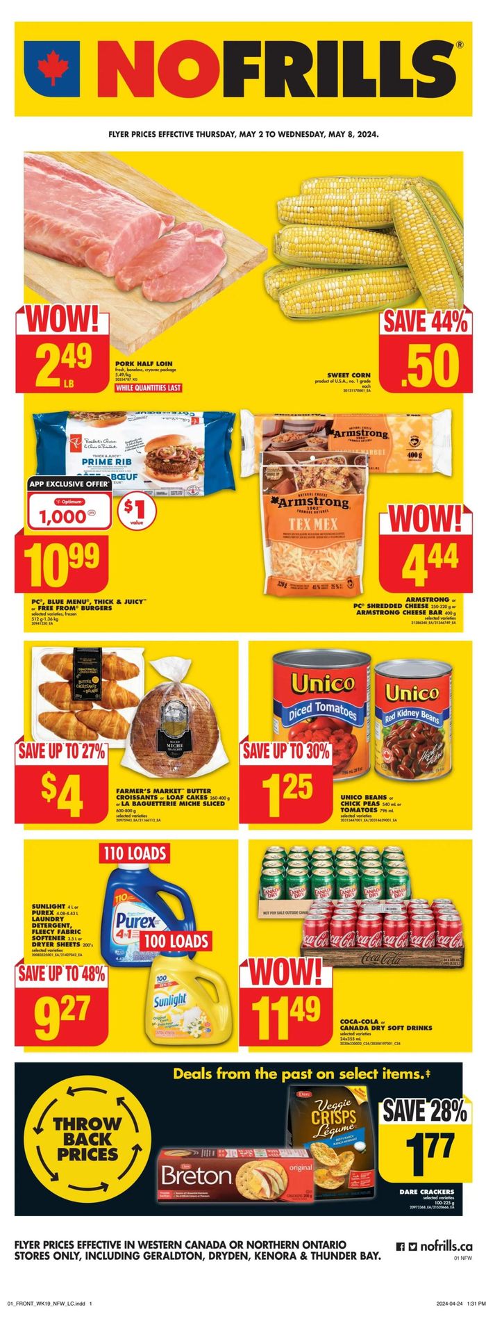 No Frills catalogue in Spruce Grove | No Frills Weekly ad | 2024-05-02 - 2024-05-08