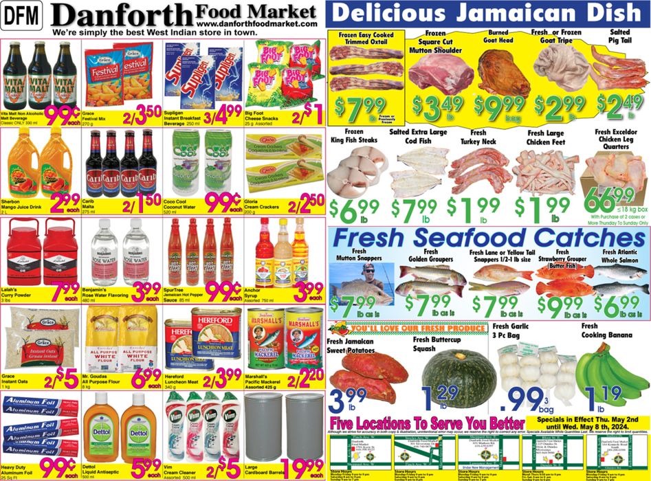 Danforth Food Market catalogue | Delicious Jamaican Dish | 2024-05-02 - 2024-05-16