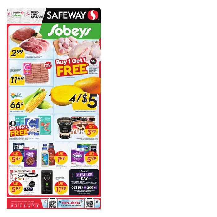 Safeway catalogue in Edmonton | Weekly Flyer | 2024-05-02 - 2024-05-08
