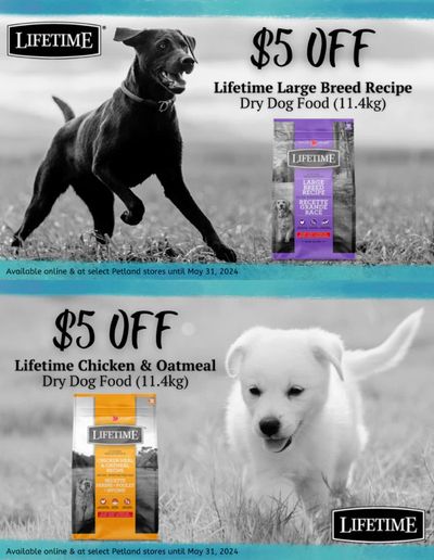 Grocery offers in Emerald Park | $5 Off Deals in Petland | 2024-05-02 - 2024-05-31