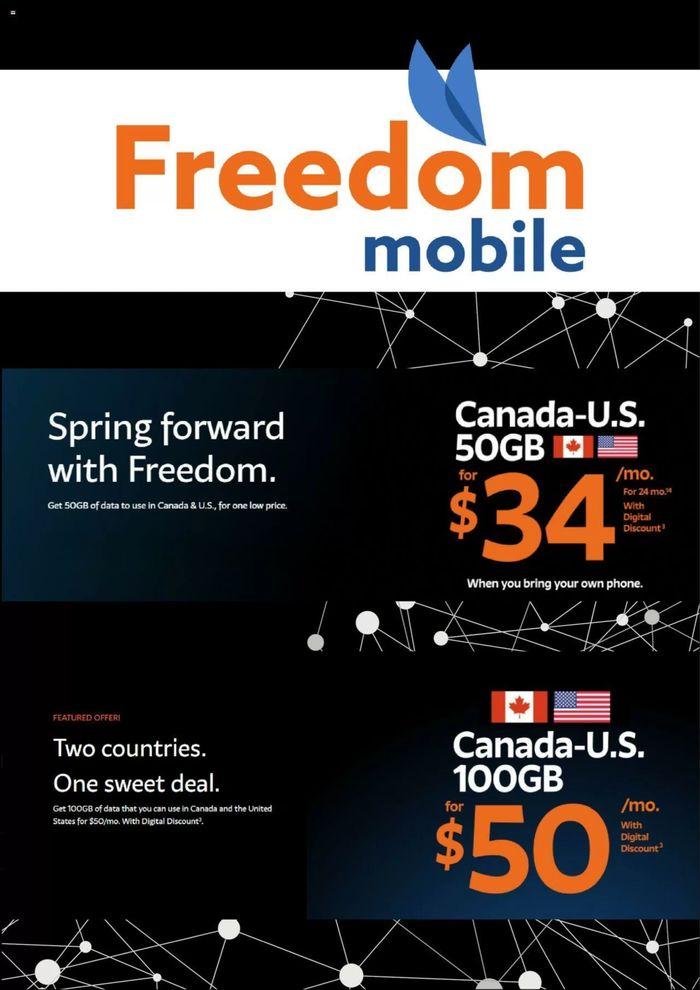 Freedom Mobile catalogue in Vancouver | Spring forward with Freedom | 2024-05-02 - 2024-06-02