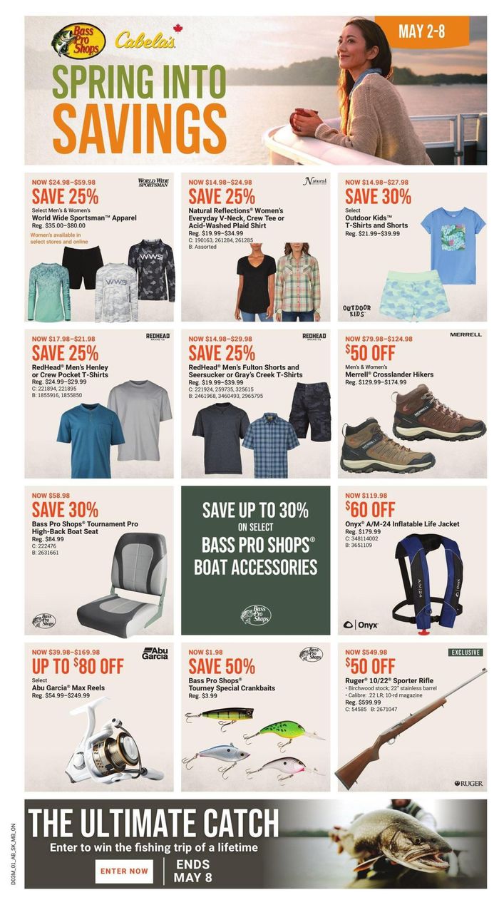 Bass Pro Shop catalogue in Abbotsford | Spring into Savings | 2024-05-02 - 2024-05-08