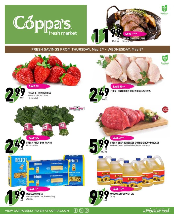 Coppa's catalogue in Toronto | Weekly Specials | 2024-05-02 - 2024-05-08
