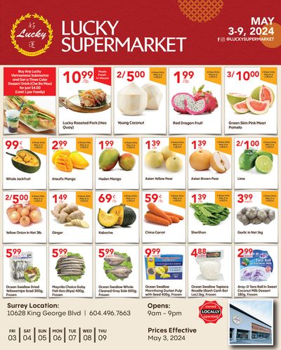Lucky Supermarket catalogue in Winnipeg | Lucky Supermarket weekly flyer | 2024-05-03 - 2024-05-17