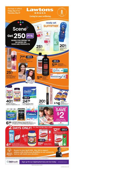 Pharmacy & Beauty offers in Berwick | Weekly Ad in Lawtons Drugs | 2024-05-03 - 2024-05-09