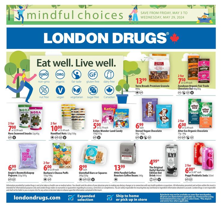 London Drugs catalogue in Richmond | Eat Weel, Live Well | 2024-05-03 - 2024-05-29