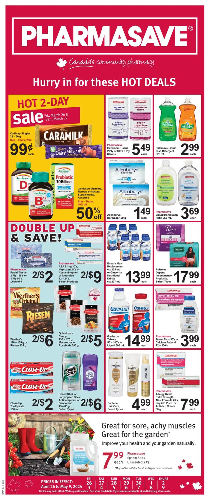 Pharmasave catalogue in Guelph | Pharmasave weekly flyer | 2024-04-26 - 2024-05-09