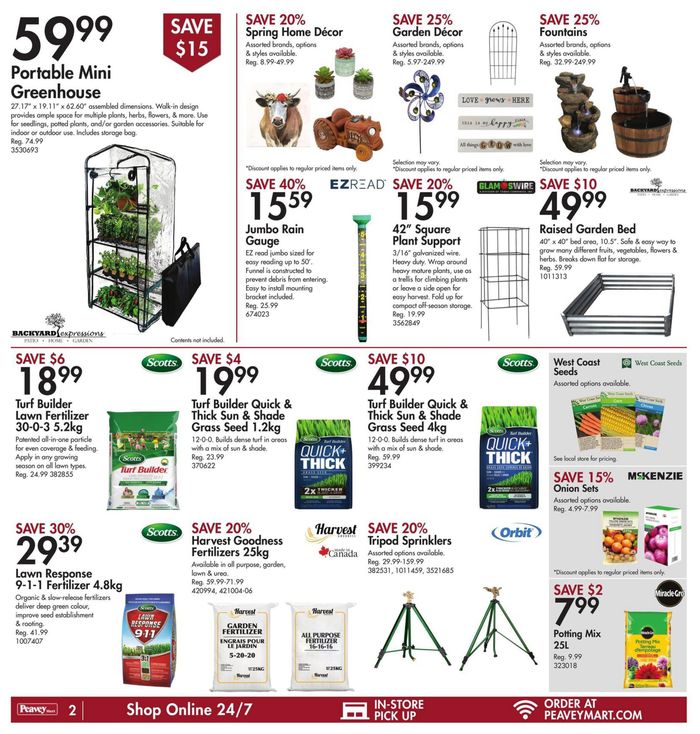 Peavey Mart catalogue in Clarence-Rockland ON | Backyard Essentials | 2024-05-03 - 2024-05-09