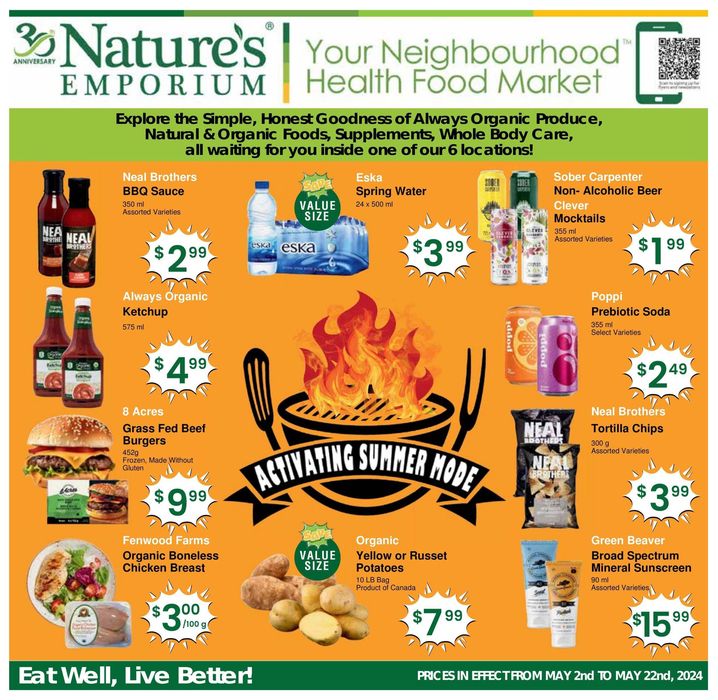 Nature's Emporium catalogue in Toronto | Eat Well Live Better | 2024-05-03 - 2024-05-22