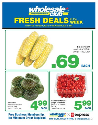 Wholesale Club catalogue in Vernon | Wholesale Club Weekly ad | 2024-05-02 - 2024-05-08