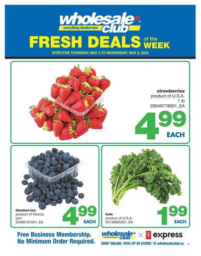 Wholesale Club catalogue in Gatineau | Wholesale Club Weekly ad | 2024-05-02 - 2024-05-08