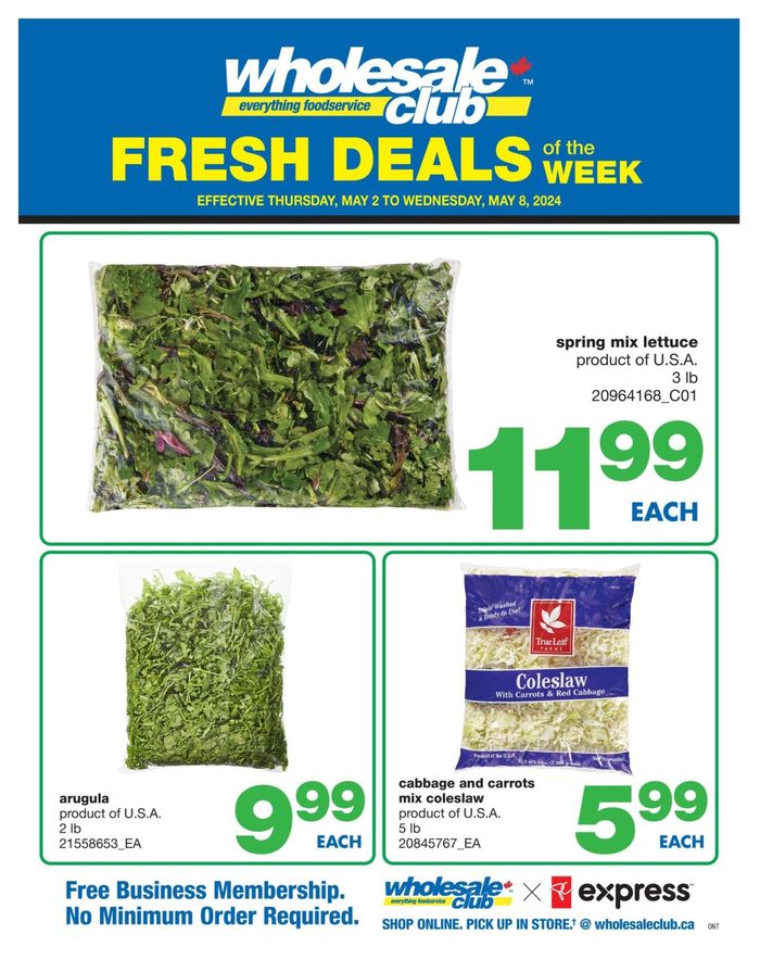 Wholesale Club catalogue in Thunder Bay | Wholesale Club Weekly ad | 2024-05-02 - 2024-05-08