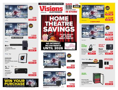 Electronics offers in Winnipeg | Flyer in Visions Electronics | 2024-05-03 - 2024-05-09