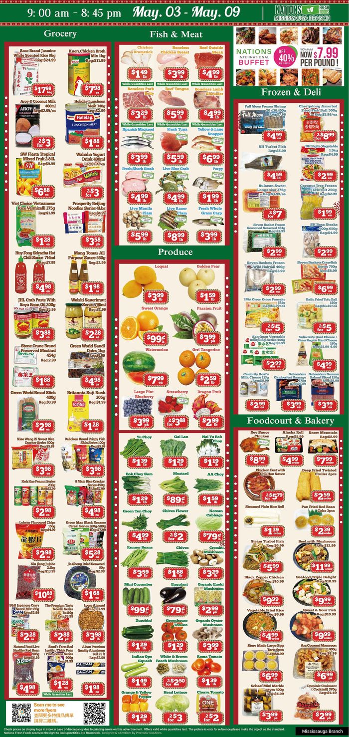 Nations Fresh Foods catalogue | Weekly special Nations Fresh Foods | 2024-05-04 - 2024-05-18