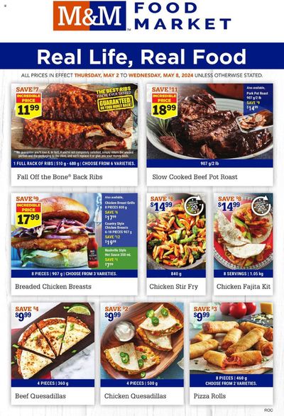 Grocery offers in Dollard-des-Ormeaux | M&M Meat Shops weekly flyer in M&M Meat Shops | 2024-05-02 - 2024-05-08
