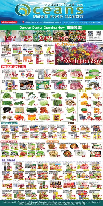 Oceans Fresh Food Market catalogue in Mississauga | Weekly special Oceans Fresh Food Market | 2024-05-04 - 2024-05-18