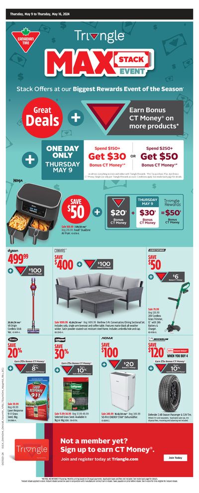 Canadian Tire catalogue in Richmond Hill | Max Stack Event | 2024-05-09 - 2024-05-16