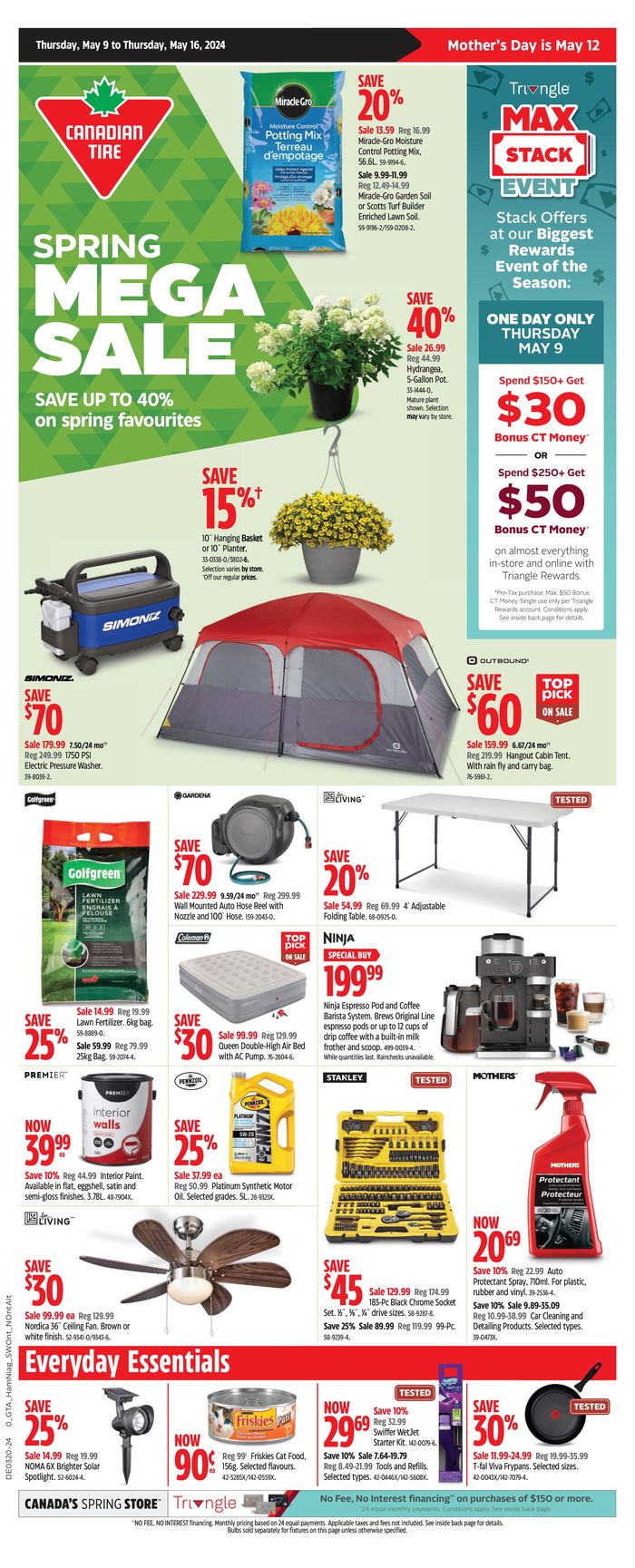 Canadian Tire catalogue in Elliot Lake | Canadian Tire weekly flyer | 2024-05-09 - 2024-05-16