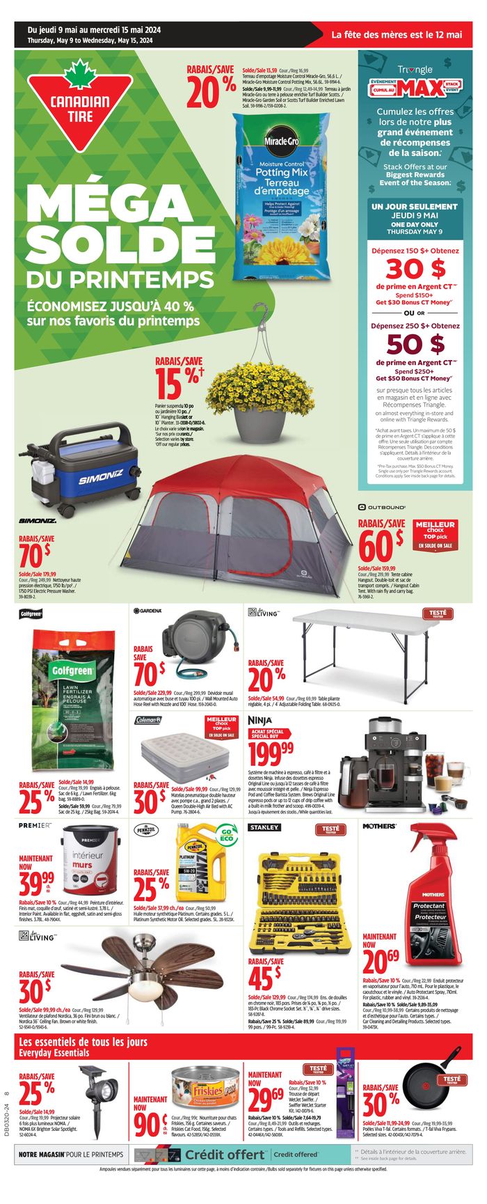 Canadian Tire catalogue in Saint-Lambert | Canadian Tire weekly flyer | 2024-05-09 - 2024-05-15