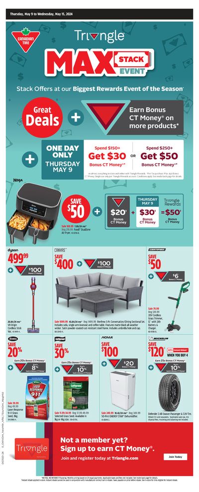 Garden & DIY offers in La Broquerie | Max Stack Event in Canadian Tire | 2024-05-09 - 2024-05-15