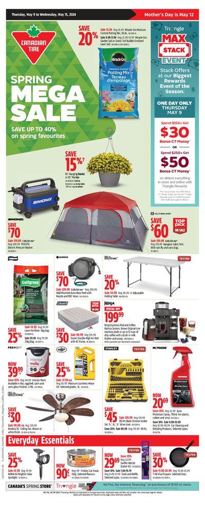 Garden & DIY offers in Plum Coulee | Canadian Tire weekly flyer in Canadian Tire | 2024-05-09 - 2024-05-15