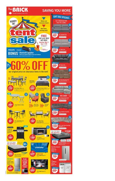 The Brick catalogue in Fort McMurray | Tent Sale 60% Off | 2024-05-02 - 2024-05-16