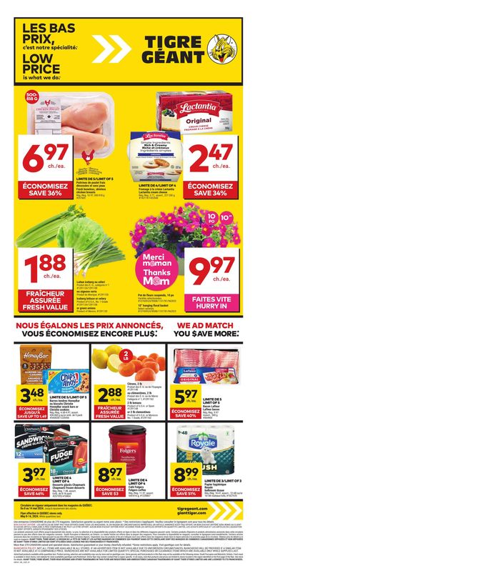 Giant Tiger catalogue in Saint-Hyacinthe | Weekly Flyer. | 2024-05-08 - 2024-05-14