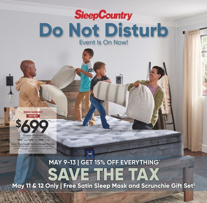 Sleep Country catalogue in Regina | Do Not Disturb Event | 2024-05-07 - 2024-05-12